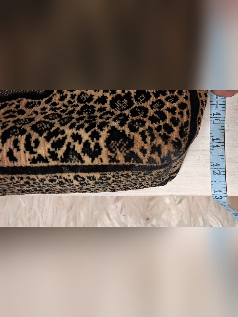 Salty Dog Leopard-Print Tote with Faux-Fur Trim - Picture 6 of 7